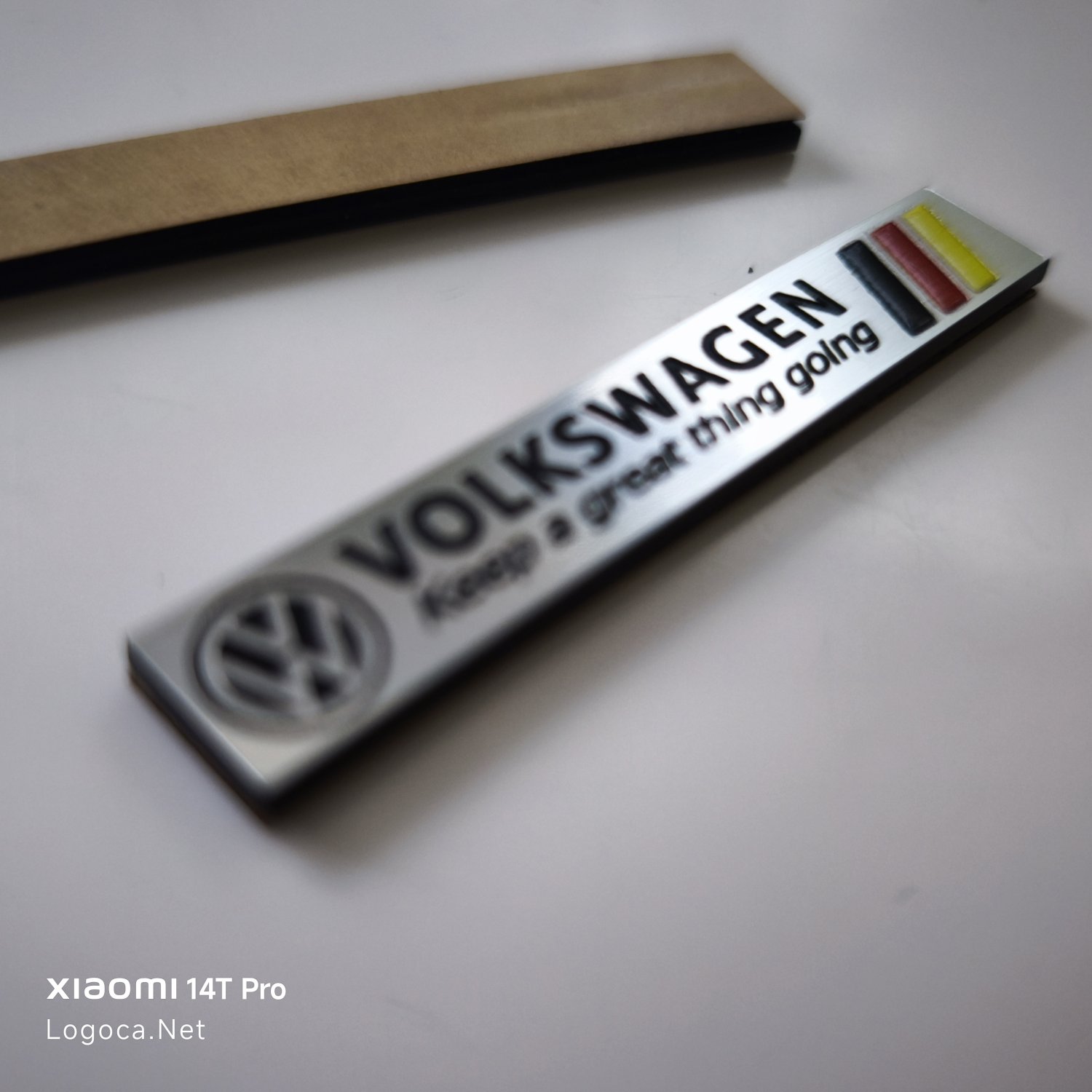 Volkswagen keep a grcat thing going 2 adet mini etiket - Resim 3