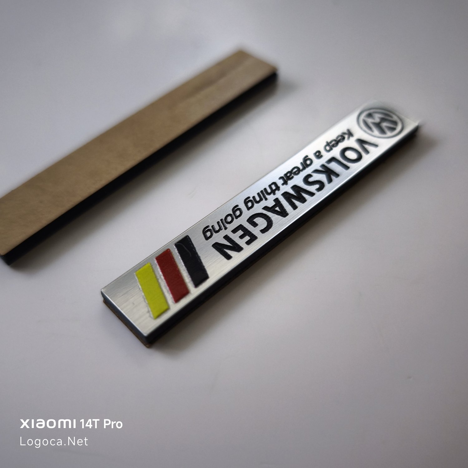 Volkswagen keep a grcat thing going 2 adet mini etiket - Resim 4